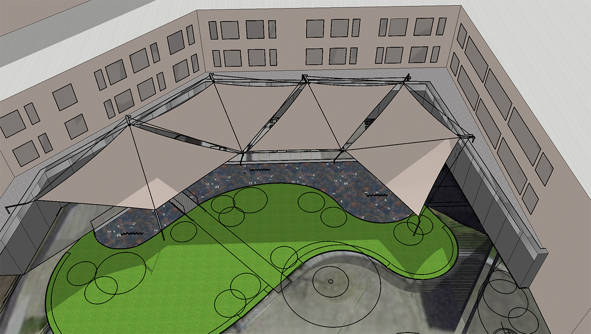 3D Modelle für 250m2 Anlage in Oberwil Baselland